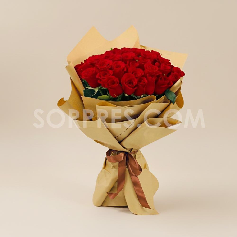 Ramo de 30 rosas – flores en Cusco